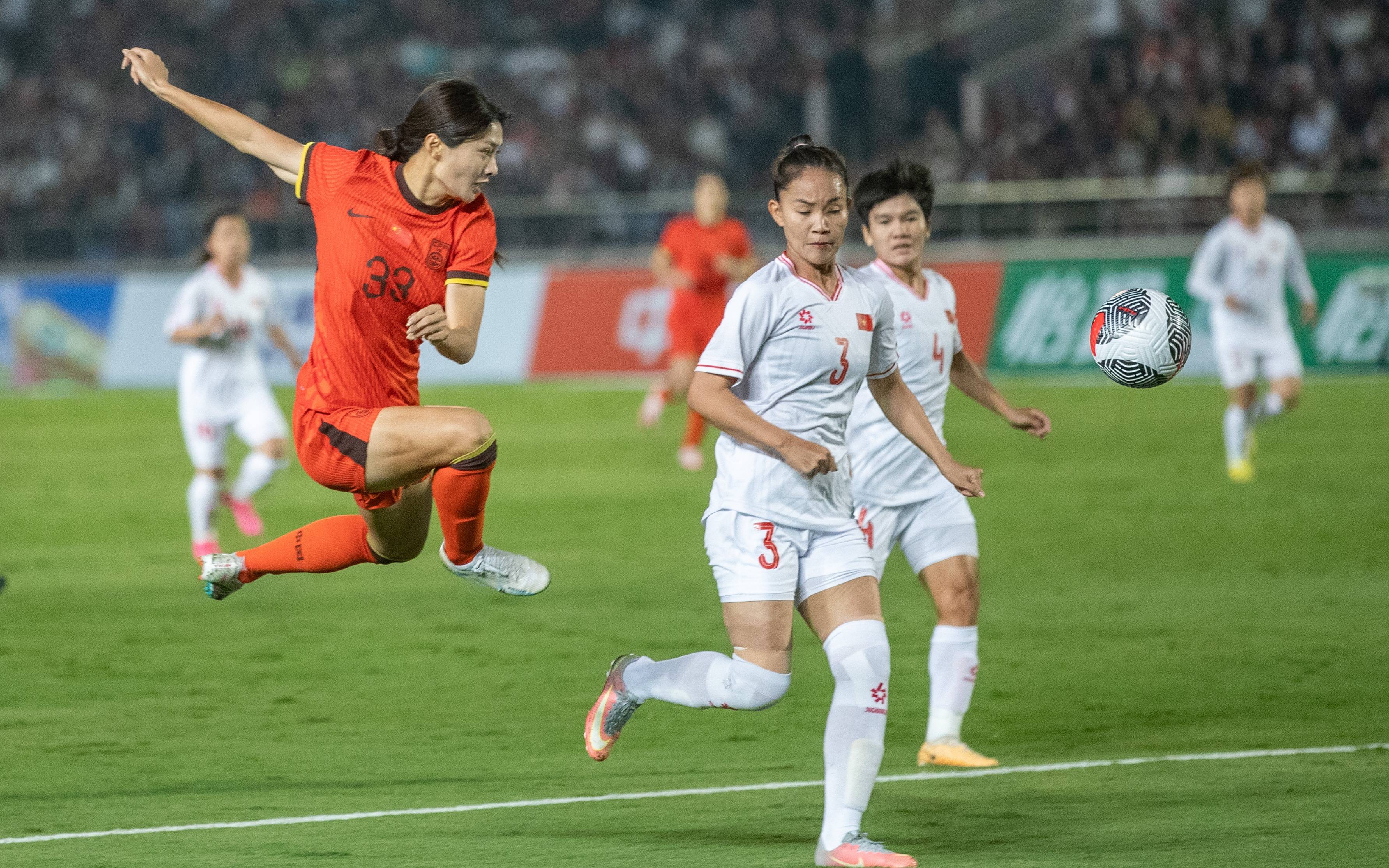 中国女足在国际赛事中获得胜利